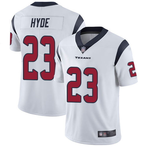 Houston Texans Limited White Men Carlos Hyde Road Jersey NFL Football 23 Vapor Untouchable